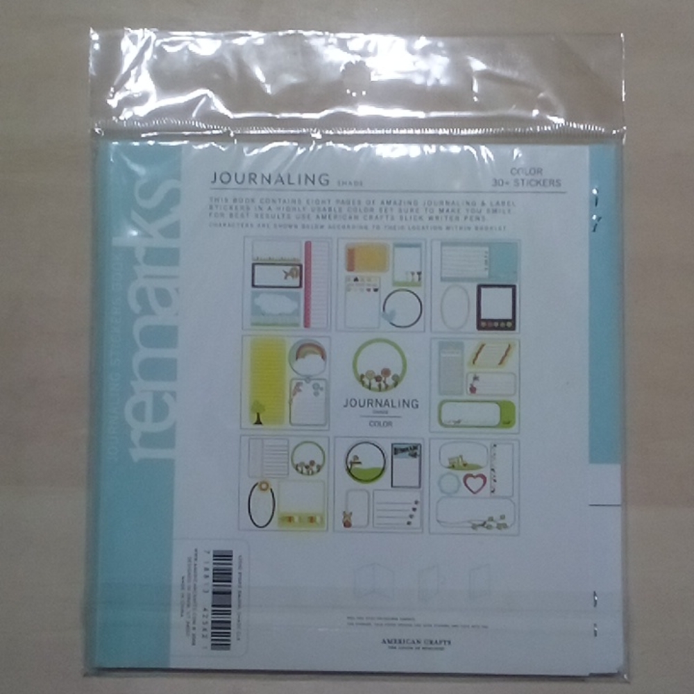 2/$15 Remarks Journaling & Scrapbook Sticker Book - Picture 2 of 4